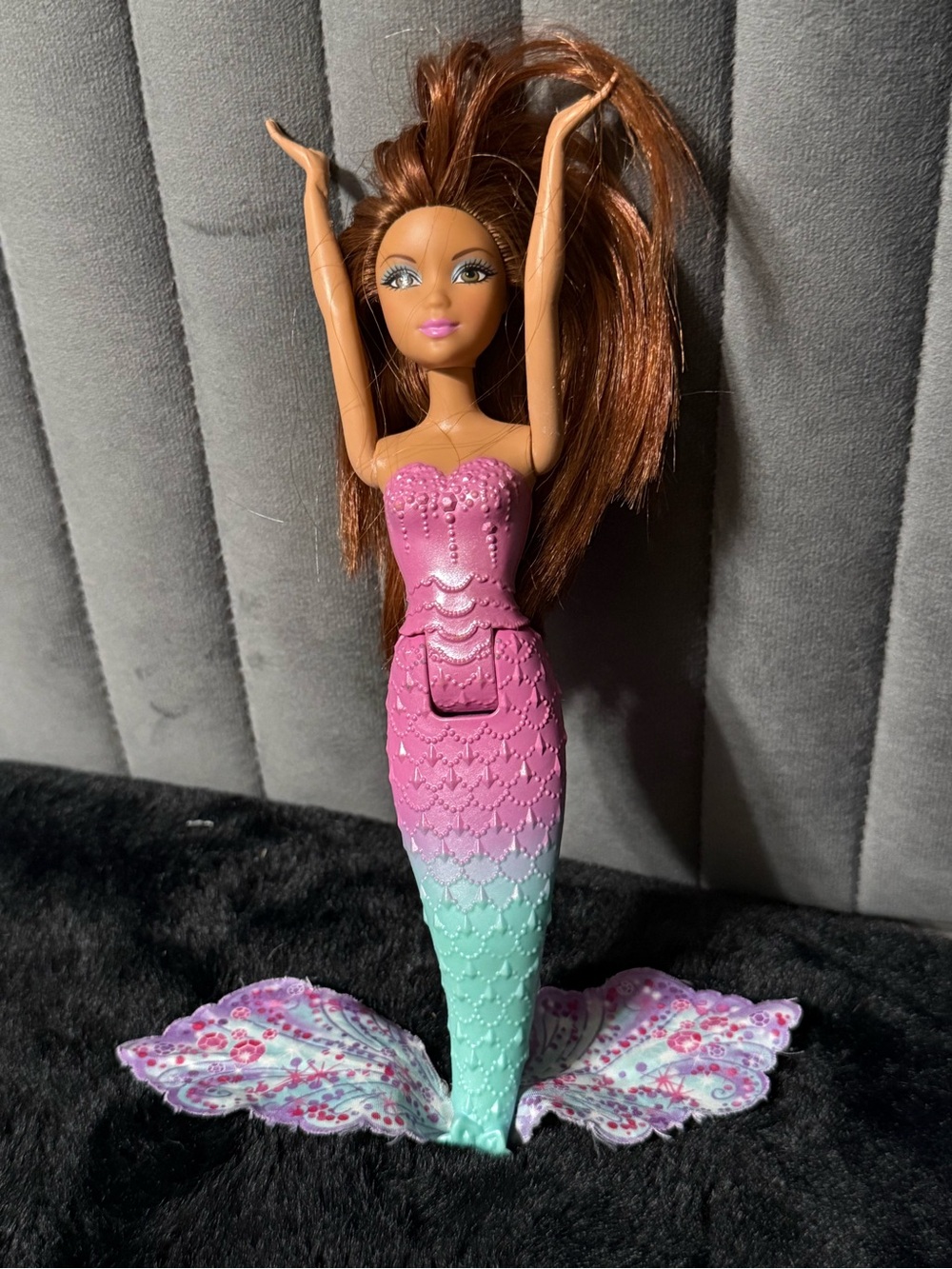 💞4/$35- Barbie Fairytopia Mermaid Doll Pink & Teal Tail Fantasy Mermaid Doll